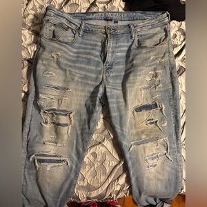 American Eagle Distressed Slim Fit Jeans
